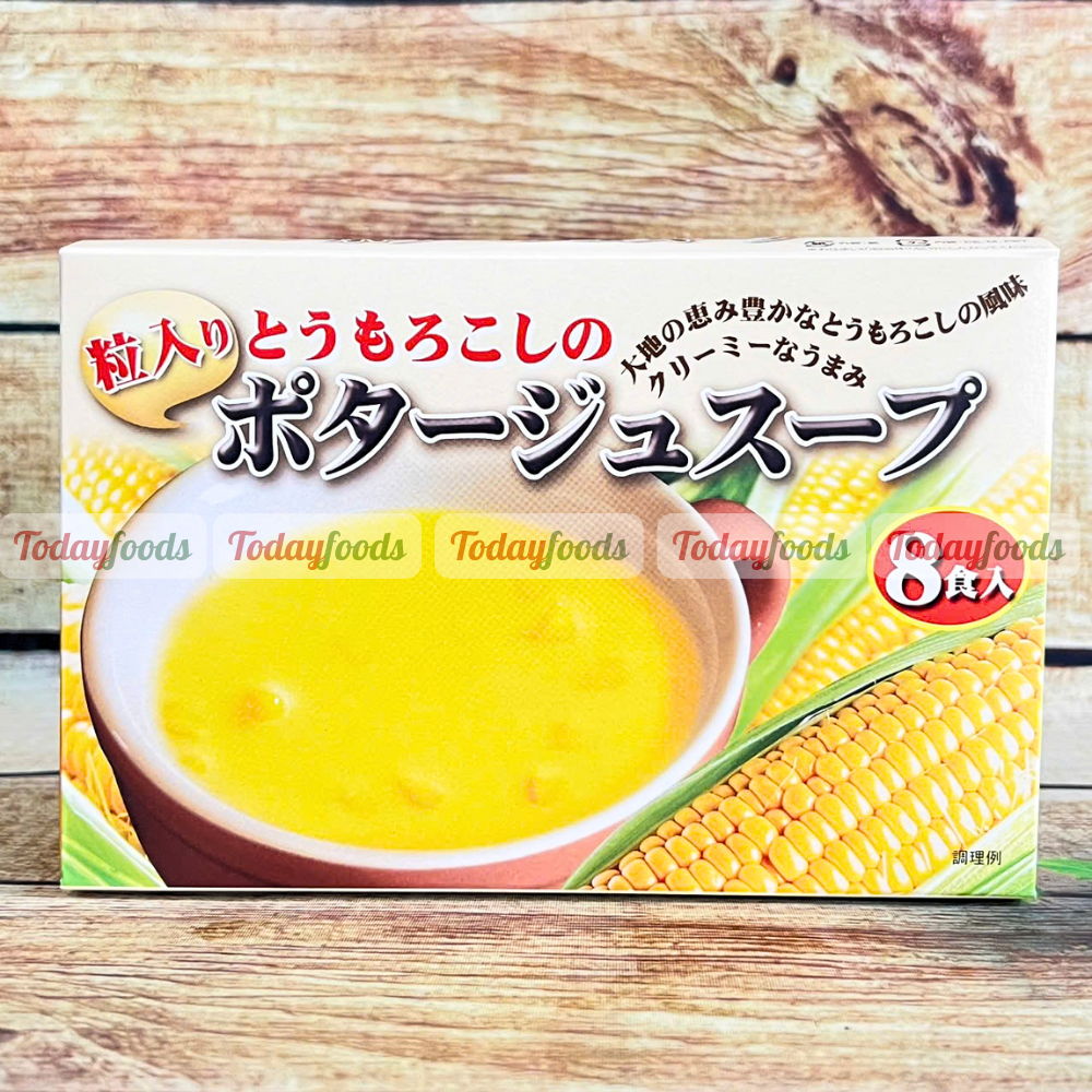 Súp Ngô Ngũ Cốc Nhật Bản (INT) 133,6G (16,7g x 8 gói) - Bột Súp Kem Ngô