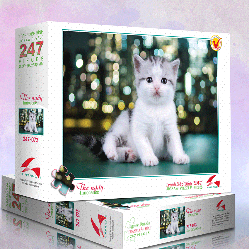 Tranh xếp hình 247 mảnh Tia Sáng - Thơ Ngây
