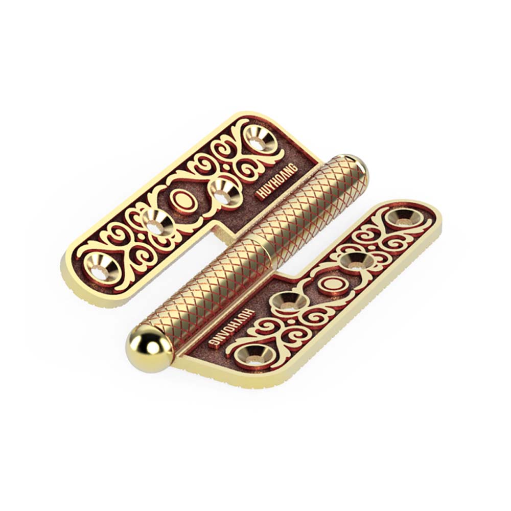 Bản lề cối đồng thau Huy Hoàng HC 2901 - cửa chính, cửa thông phòng