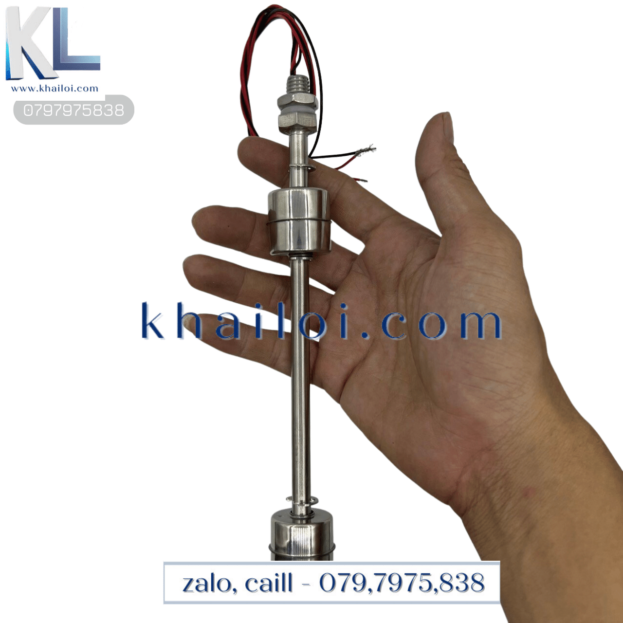 Phao điện inox phao đôi , phao thẳng - phao đôi thẳng inox- phao điện