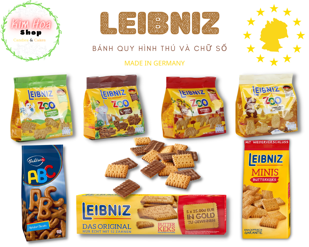 Bánh Quy Leibniz Original - Leibniz ZOO - Leibniz Angry Birds