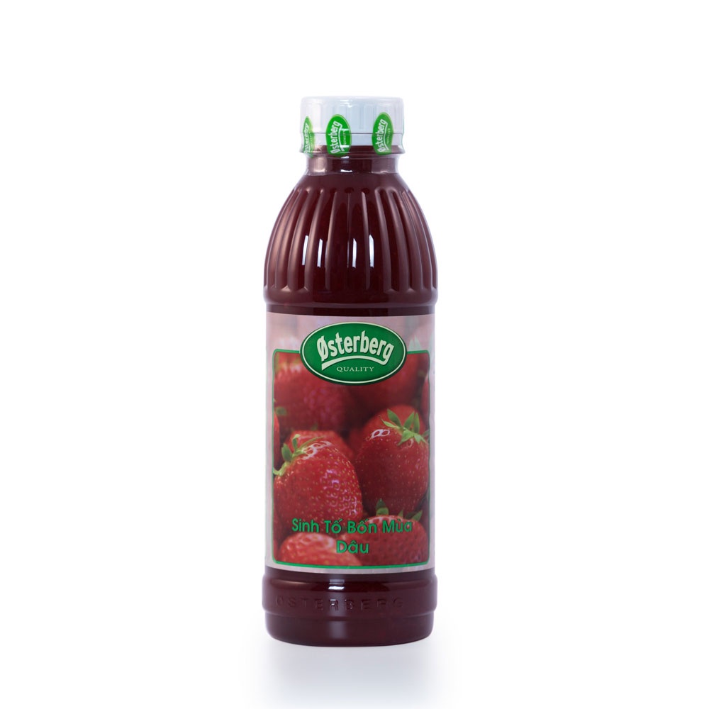 Sinh tố dâu osterberg chai 1 lít. date: 27-03-2022