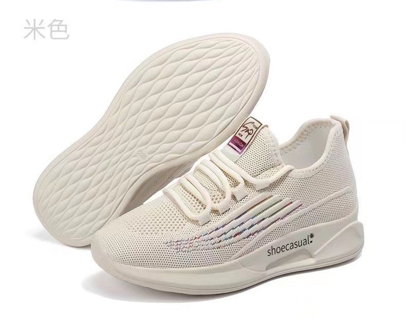 (Có 2 Màu) Giày sneaker nữ thể thao CASUAL đế đan mới về - Sudoo