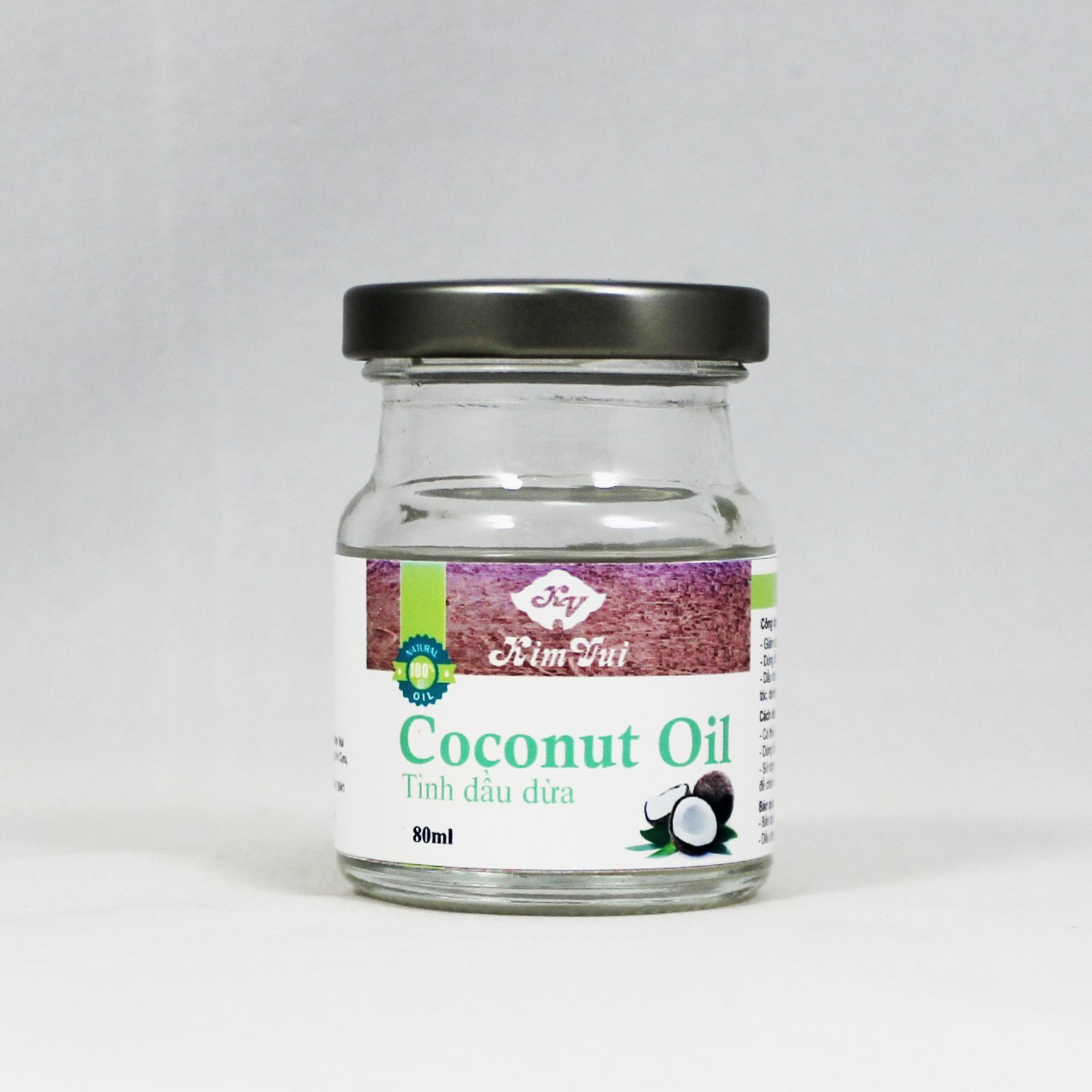 Tinh dầu dừa Kim Vui dạng hũ 80ml