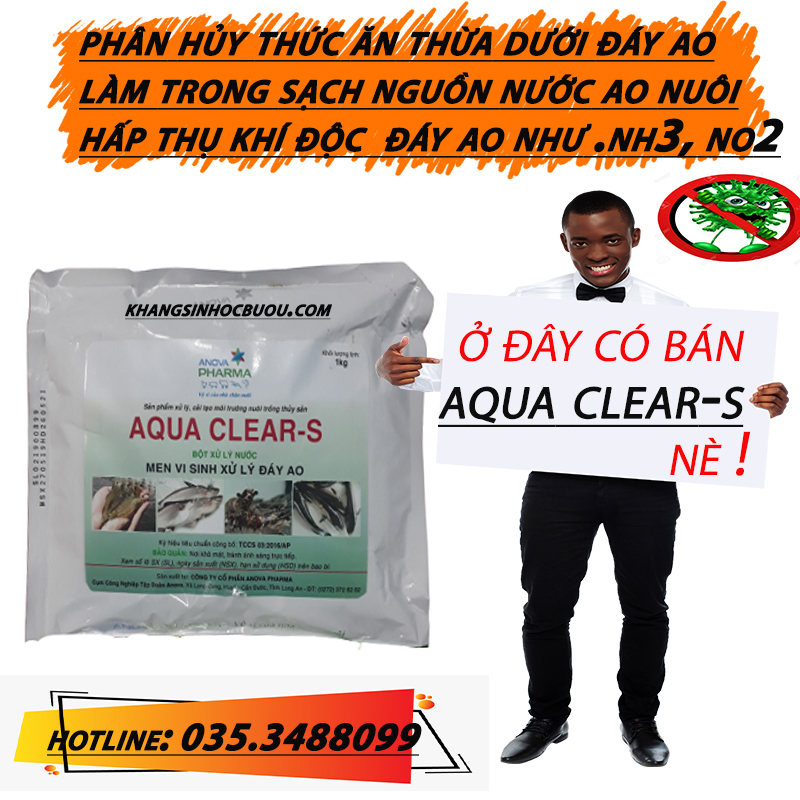 MEN VI SINH XỬ LÝ ĐÁY AO A QUA CLEAR  PHÂN HỦY THỨC ĂN DƯ THỪA BÙN BÃ CHẤT HỮU CƠ LẮNG TỤ ĐÁY AO LÀM SẠCH NƯỚC KHỬ MÙI HÔI NƯỚC KHÔNG BỊ Ô NHIỄM  HẠN CHẾ THAY NƯỚC NHIỀU LẦN CHO ỐC ẾCH CÁ LƯƠN ĐIỀU DÙNG ĐƯỢC