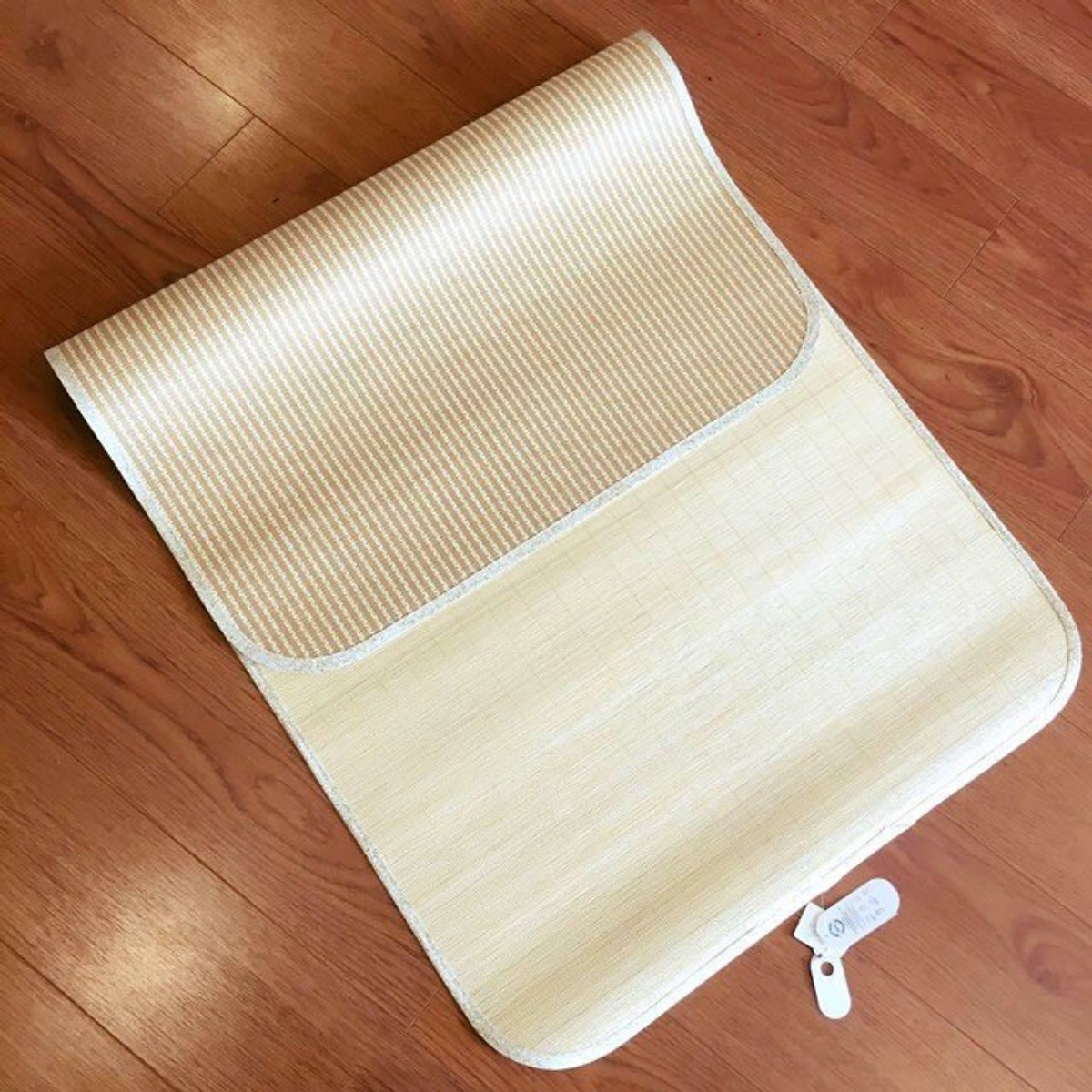 Chiếu Sợi Tre, Chiếu Em Bé Siêu Mát Kháng Khuẩn, kích thước 60x110cm ( Tặng 01 móc chịu lực 3D ngẫu nhiên )