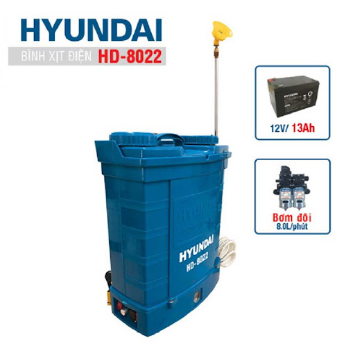 Bình xịt điện hyundai hd-8022
