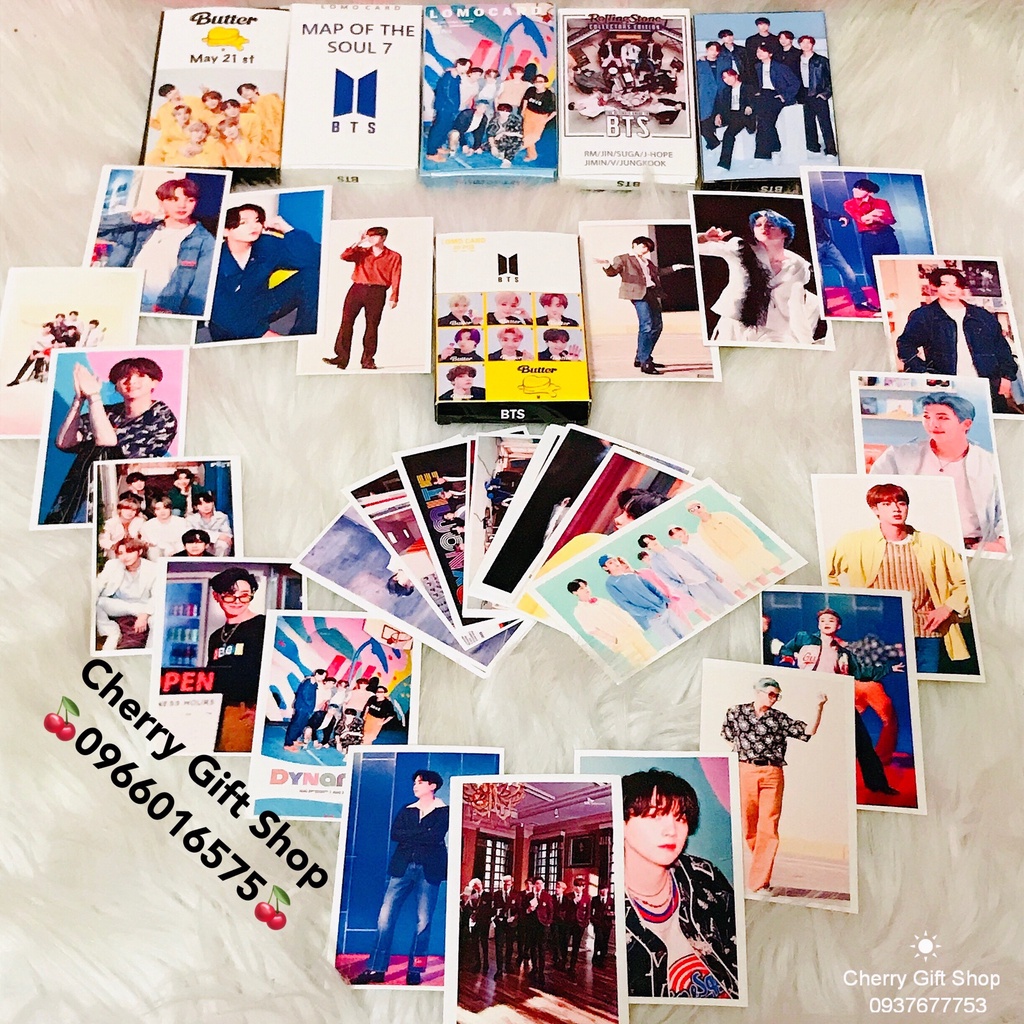 Bộ lomo card bts album butter mẫu mới nhất