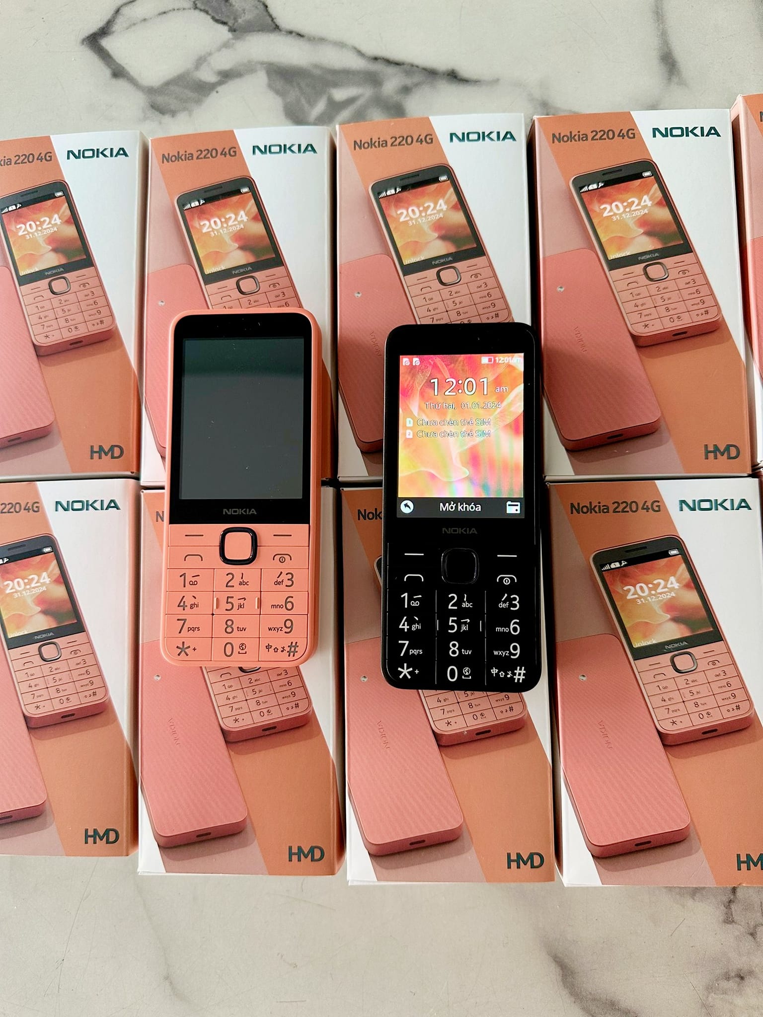 Nokia 220 4G Dual SIM Classic Landline Phone with HD Display - Mới FullBox - 12 Months Warranty