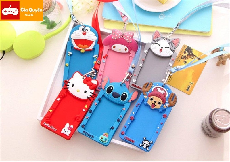 [HCM]Dây đeo thẻ nhan vật hoạt hình Dây đeo bảng tên cute Dây đeo thẻ bản tên nhân vật hoạt hìnhDây đeo the cute Dây đeo thẻ đáng yêu Dây đeo bản tên