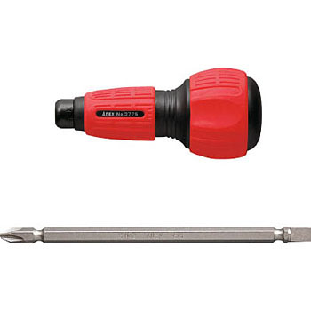 Tô vít cán tròn 2 đầu +2-6x135 hãng anex nhật bản no.3775