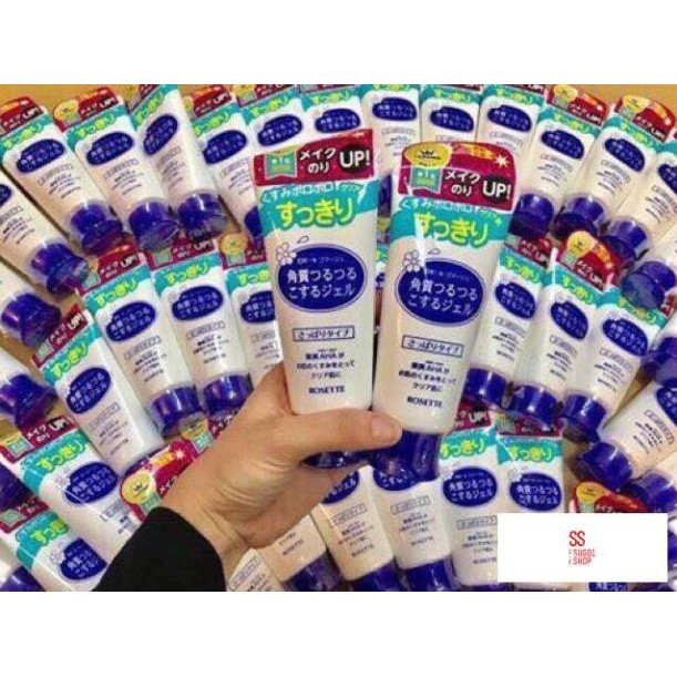 Tẩy da chết Rosette Peeling Gel màu Xanh - tẩy tế bào chết rosette màu Xanh Nhật Bản 120g