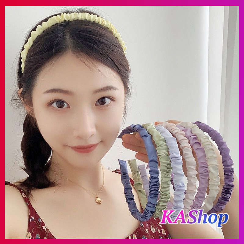 Băng đô cài tóc vải dúm bèo siêu Xinh Xẻo - KAShop