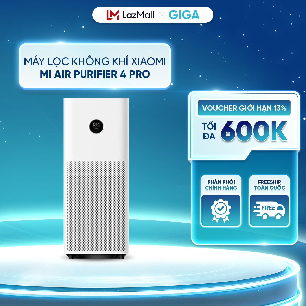Máy lọc không khí Xiaomi Smart Air Purifier 4 Pro BHR5056EU