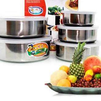 Bộ 5 thố inox kích thướt 18-16-14-12-10cm