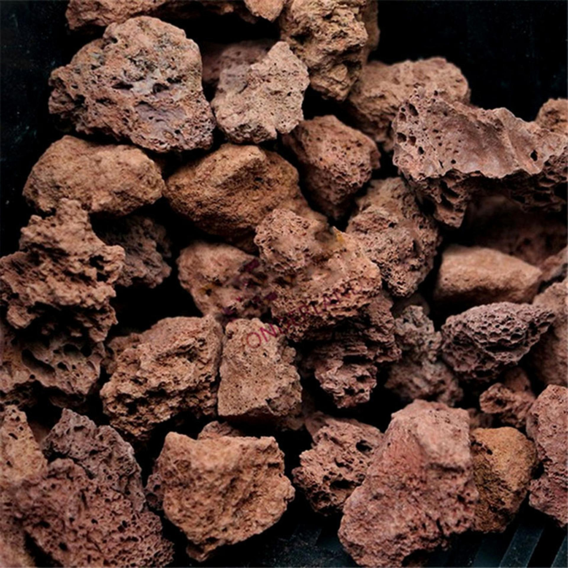 Đá nham thạch trang trí , lọc nước bể cá, hồ thủy sinh size 2 - 4cm  (túi 200gr)