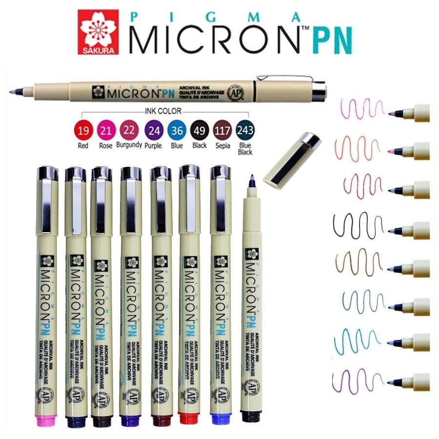 Ngòi pn - bút line đi nét chuyên nghiệp sakura pigma micron