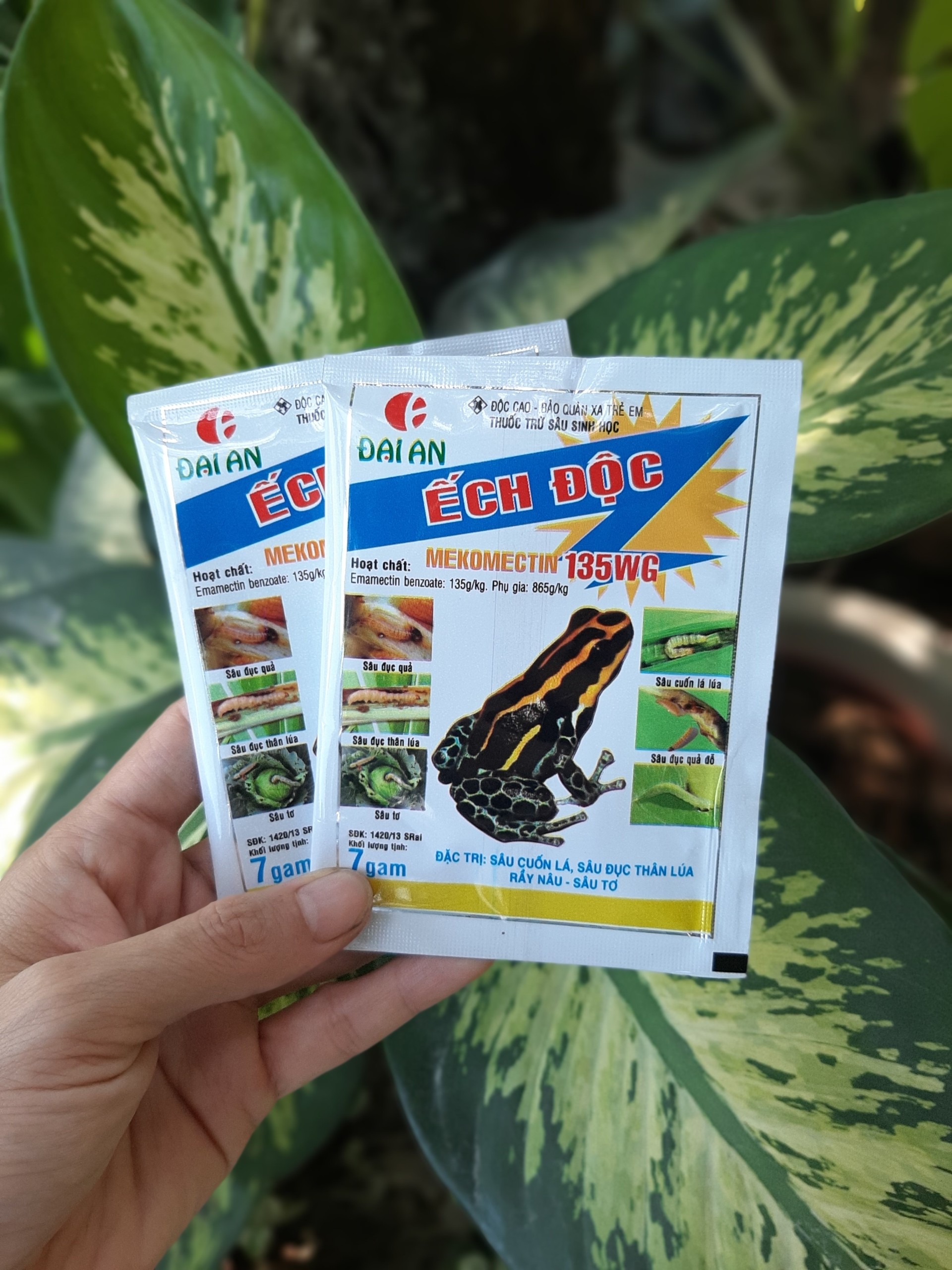 Thuốc trừ sâu ếch độc diệt trừ sâu cuốn lá lúa, đục thân gói 7gram_thien thinh shop