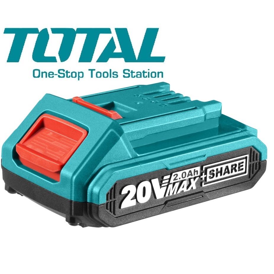 Pin li-ion 20v 2ah lithium battery pack total tobpli228180