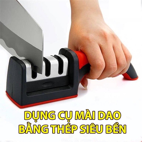 Dụng cụ mài dao kéo 3 cấp độ cầm tay , mài dao nhanh bén siêu tiện lợi - dụng cụ mài dao 3 rãnh 3 cấp độ inox