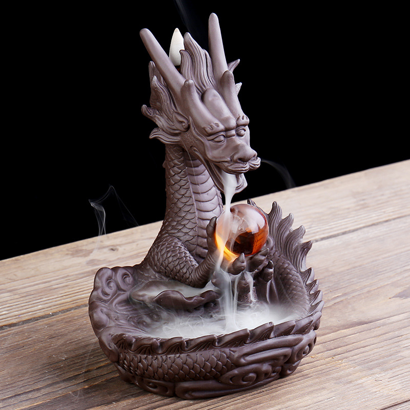 Thác Khói Trầm Hương, Thác Trầm Khói Ngược, Trầm Hương Thác Khói PHI LONG PHUN CHÂU - Dùng tĩnh tâm, thiền định, cầu bình an, may mắn, tài lộc