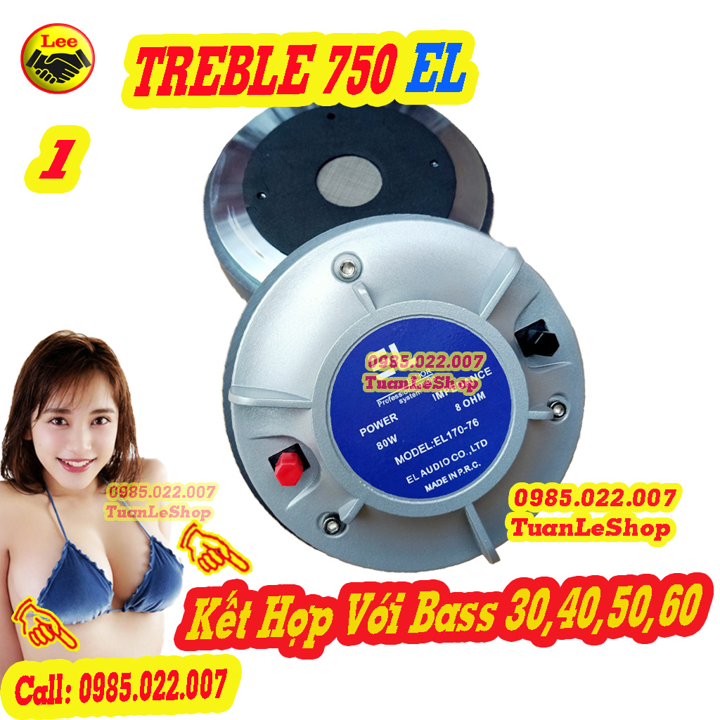 01 treble 750 e l côn tròn - củ ken sân khấu – loa trep 750 - giá 01 loa