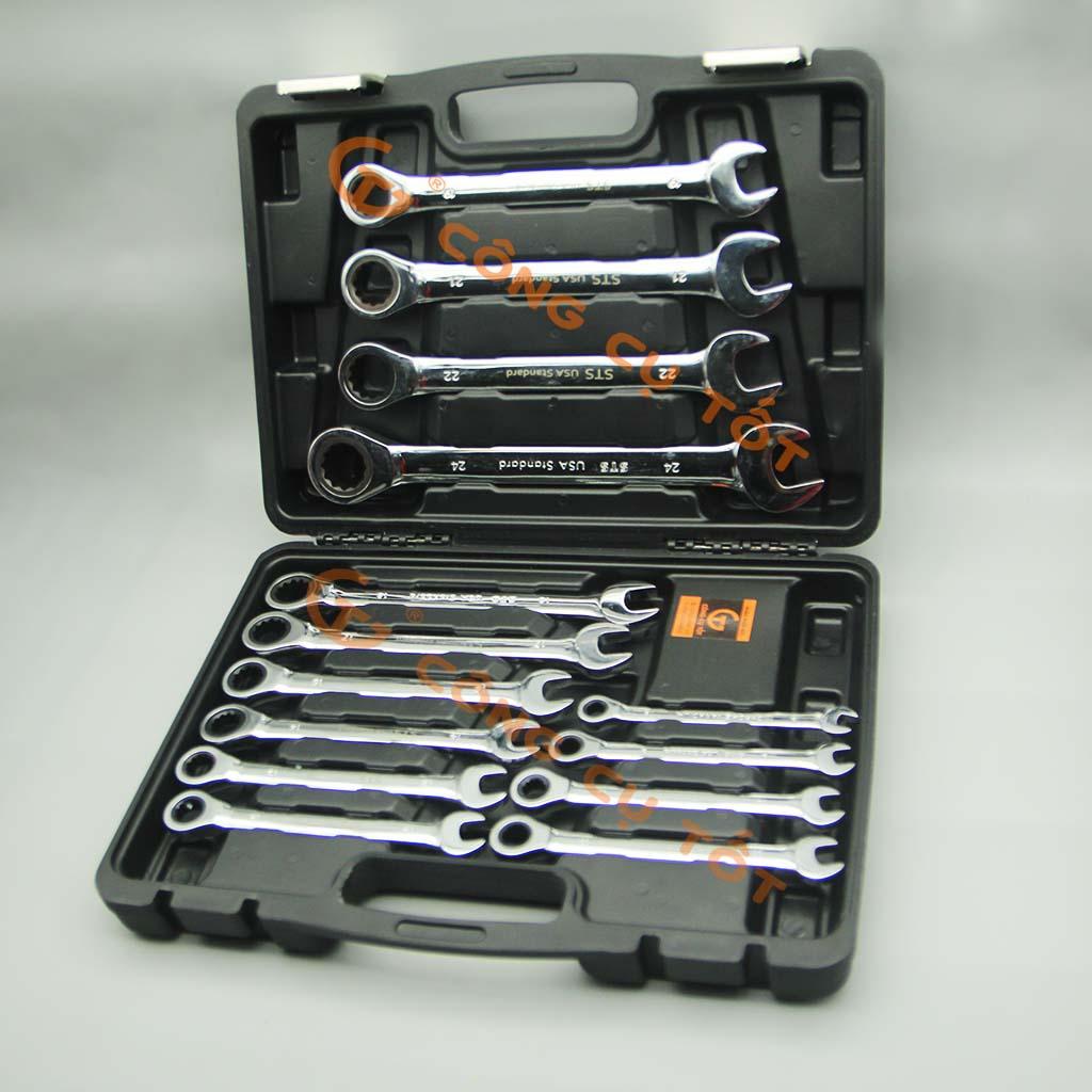 Bộ cờ lê vòng miệng 14 chi tiết LS+, Ye.ti 8-24, 8-32, 10-32