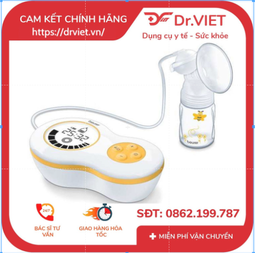 Genuine Beurer BY60 mobile phone breast pump with German vacuum technology