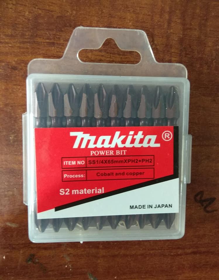 Bộ 10 đầu bắn vít Makita