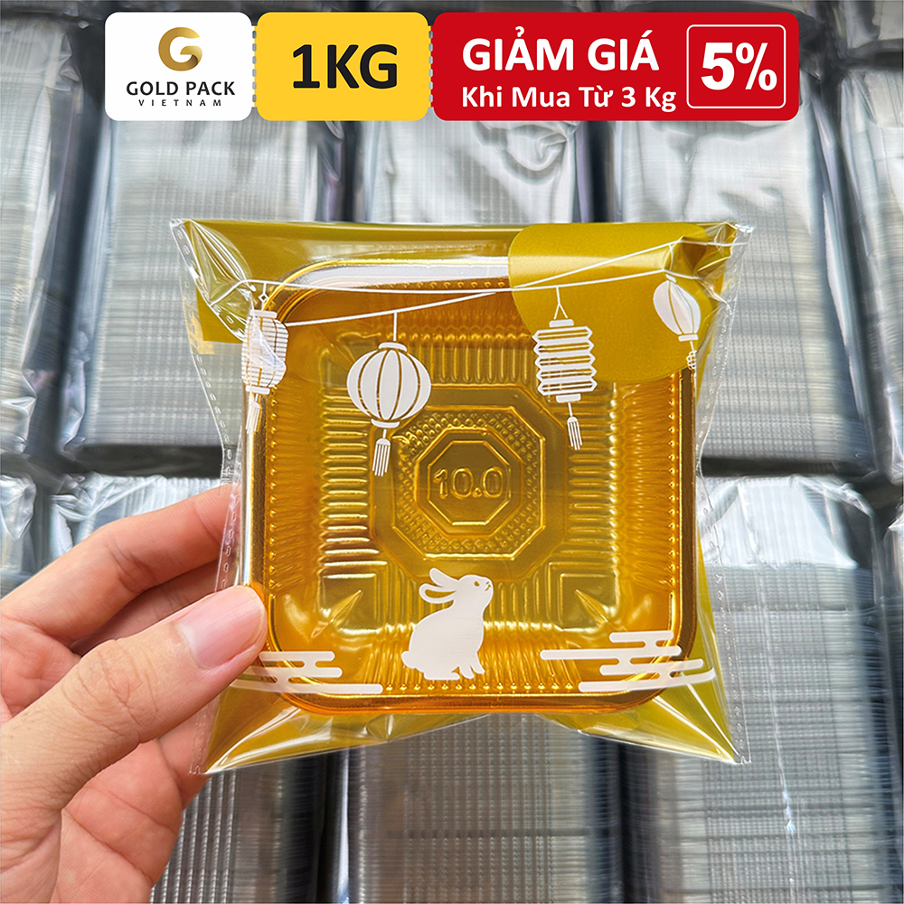 1KG Túi Đựng Bánh Trung Thu Dán Gold Pack Viet Nam