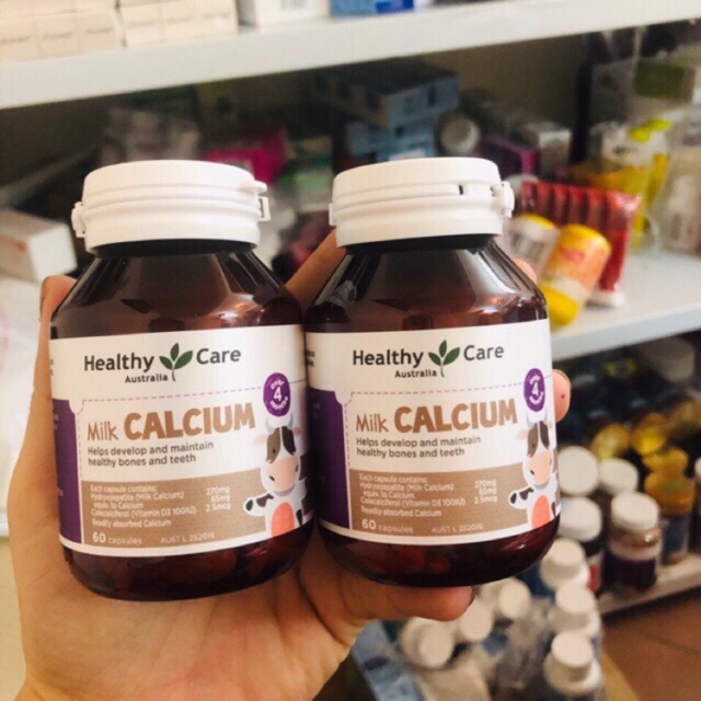 Canxi milk sữa healthy care cho bé lọ 60 viên