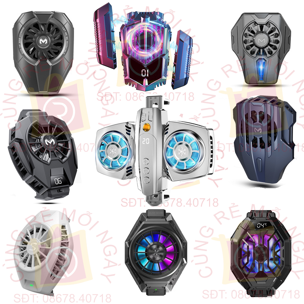 Quạt tản nhiệt MEMO DL01 điện thoại - Quạt tản nhiệt sò lạnh bán dẫn tăng hiệu năng -Cooling Gaming