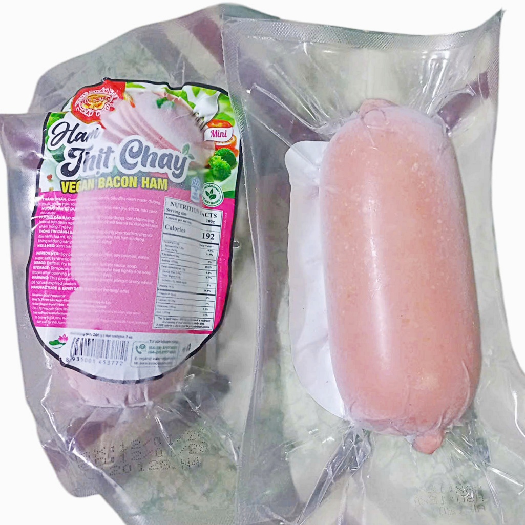 Ham thịt chay mini Âu Lạc 200g (HÀNG LẠNH) - Thực phẩm chay Thiện Tâm