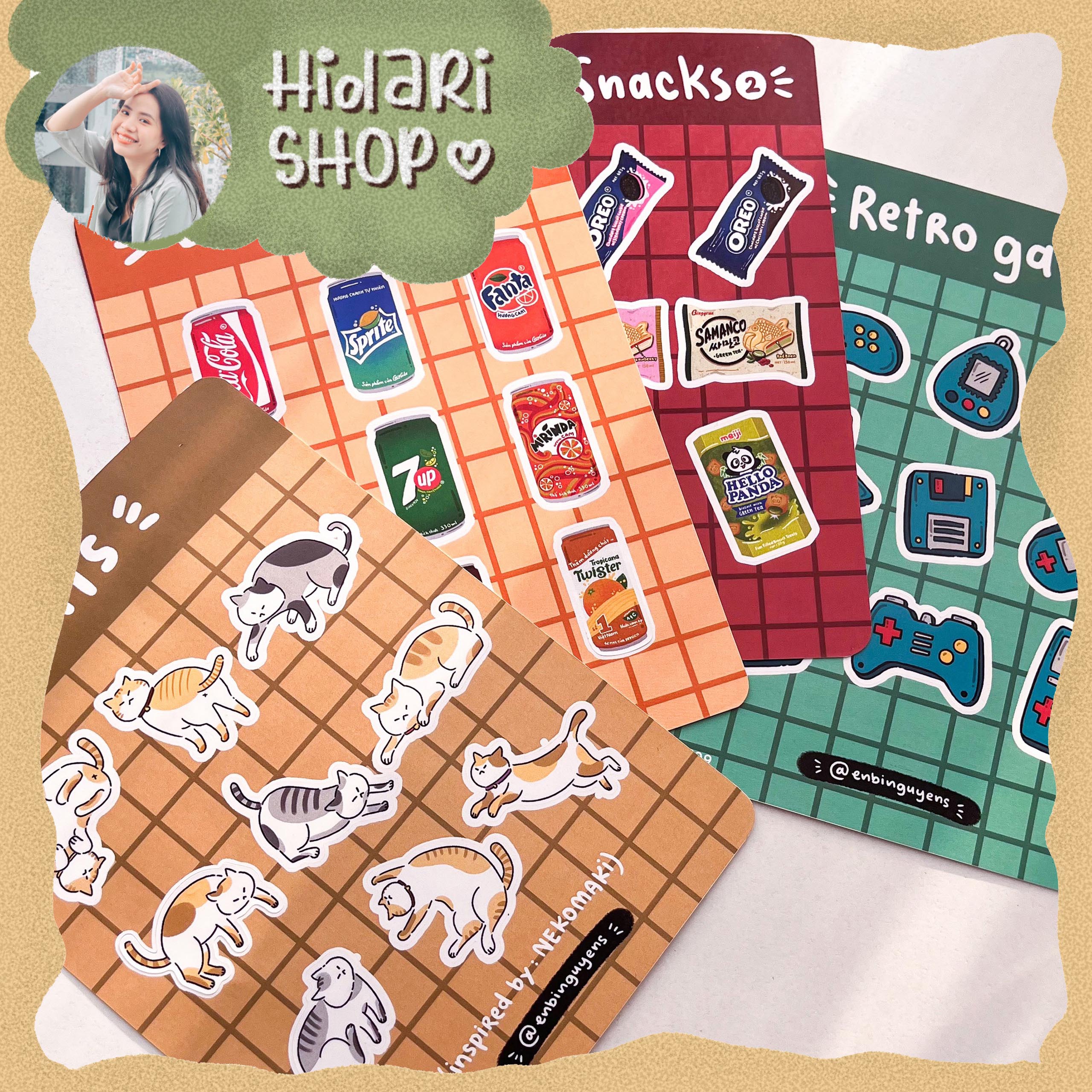 [VOL 2] Sticker Món Ăn, Nước Uống Việt Nam Dễ Thương by Enbinguyen | Hidari Shop