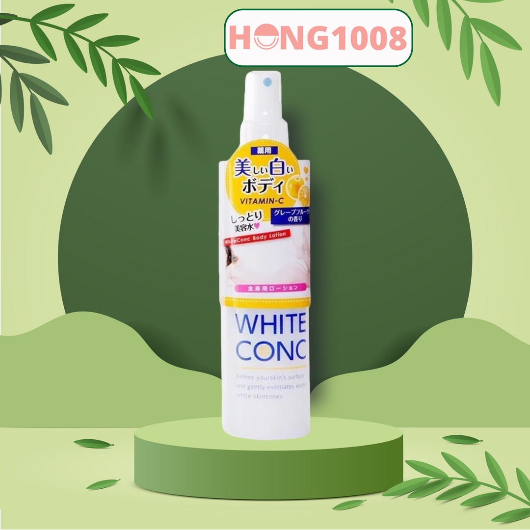 Xịt Dưỡng Trắng Lotion Toàn Thân White Conc Body Lotion 245ml Chính Hãng - WhiteConc 245 ml - Shop Hong1008