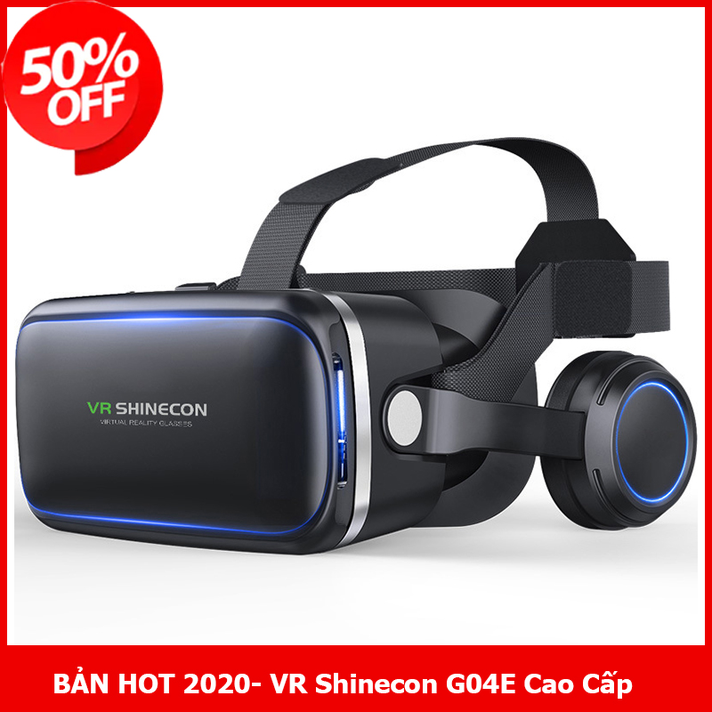 Kính thực tế ảo 3D VR Shinecon G04E - Phiên bản Hot 2020 ,kính thực tế ảo xem phim, kính thực tế ảo chơi game