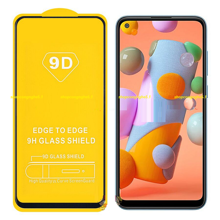Cường Lực 9D Cho Samsung Galaxy A11 / A21 / A31 / A41 Full Keo Thế Hệ Mới