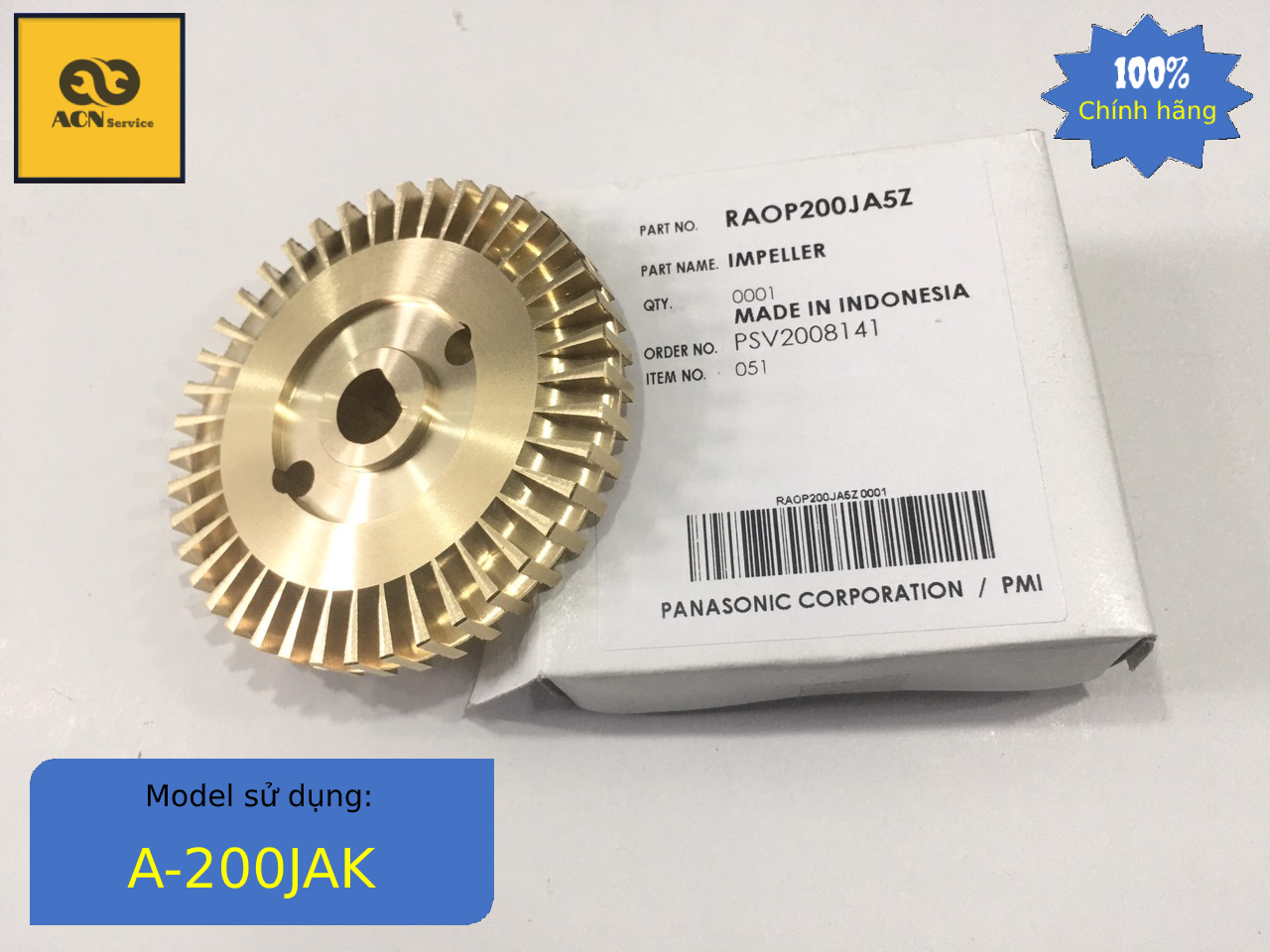 Cánh bơm máy bơm panasonic - a-200jak