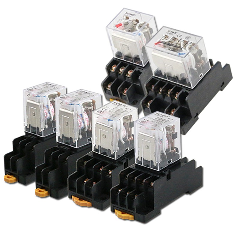 Đế rơ le trung gian chint loại 8 chân dẹt nhỏ CZY08B-01