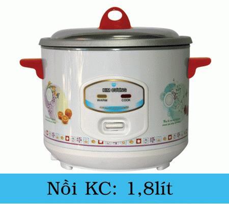 (Bán Sỉ Số lượng lớn). Nồi cơm điện 1,8 Lít Kim Cương nắp rời. Giá rẻ- cơm ngon. Mọi nhà đều chọn. tiết kiệm điện