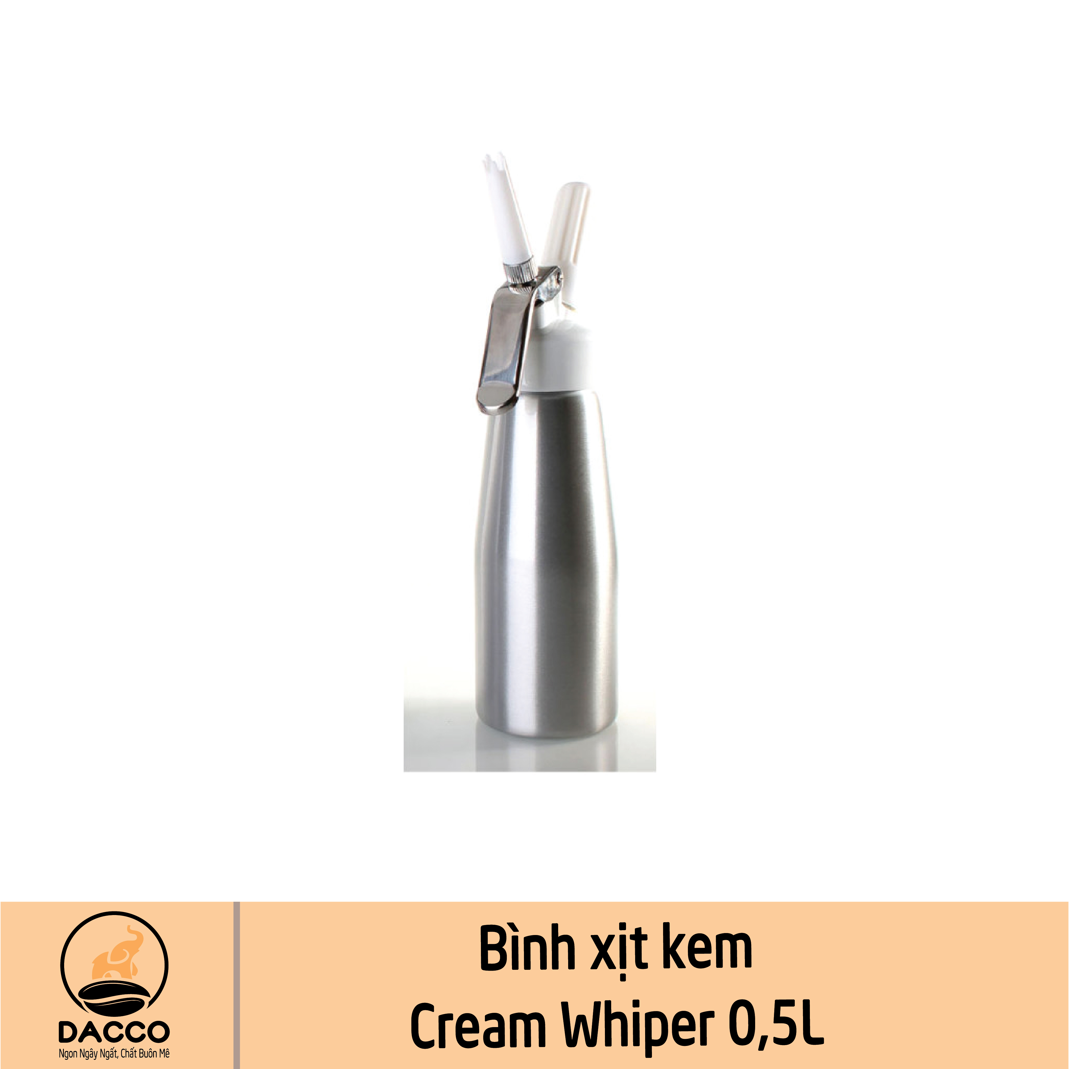 Bình xịt kem Cream Whiper 0.5L Dacco