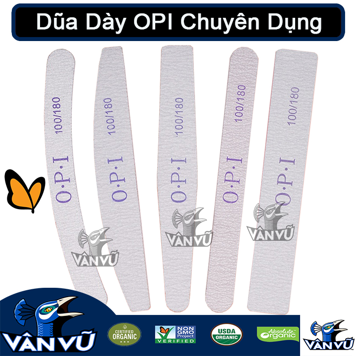 Dũa móng opi loại dày, dũa móng tay chân định hình form móng chuyên dụng