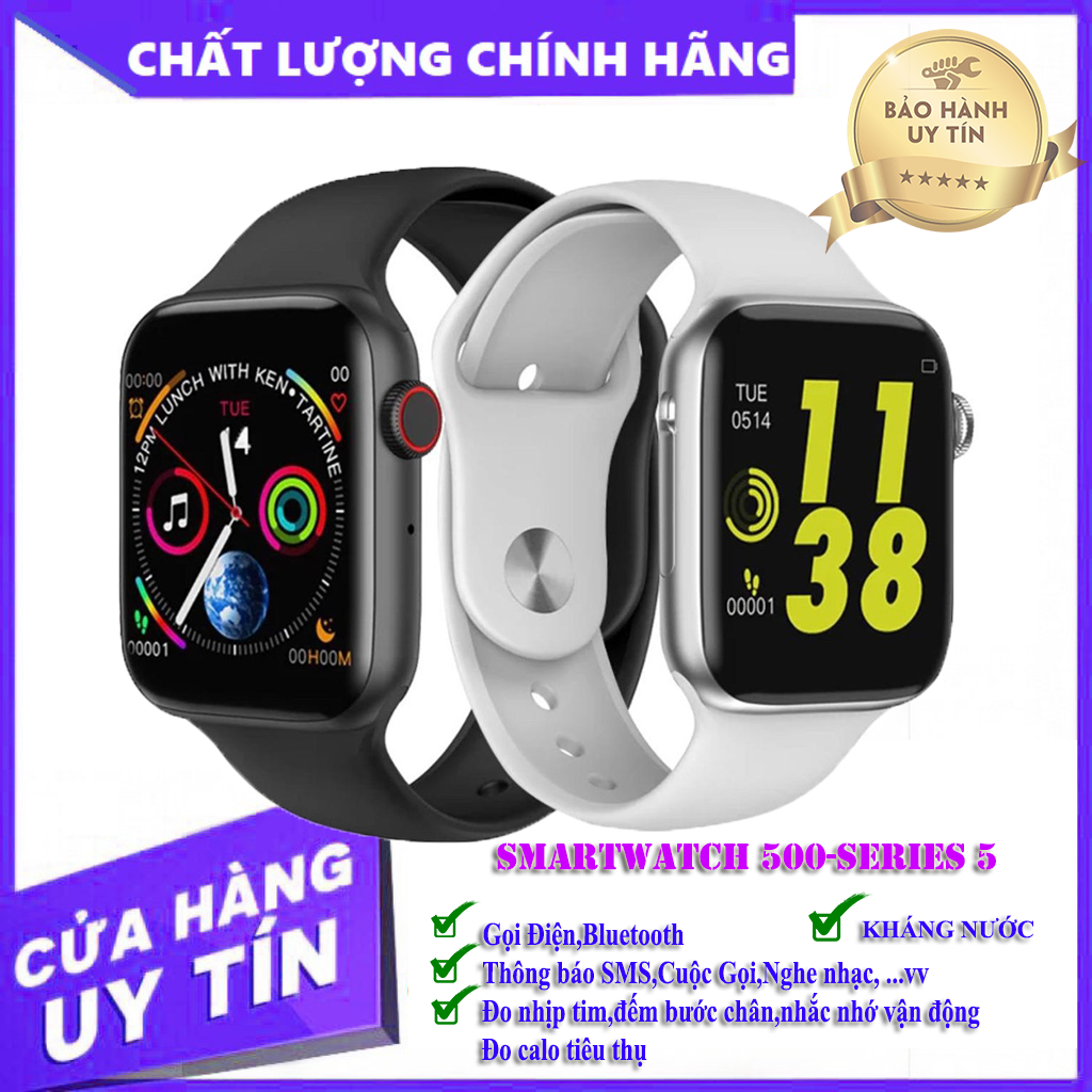 Đồng Hồ Thông Minh T500 USA Seri 6 Thay Được Hình Nền Cá Nhân, Nhận Thông Báo, Nghe Gọi, Kết nối Bluetooth, Tiện Ích Đa Năng Với Mọi Cá Nhân