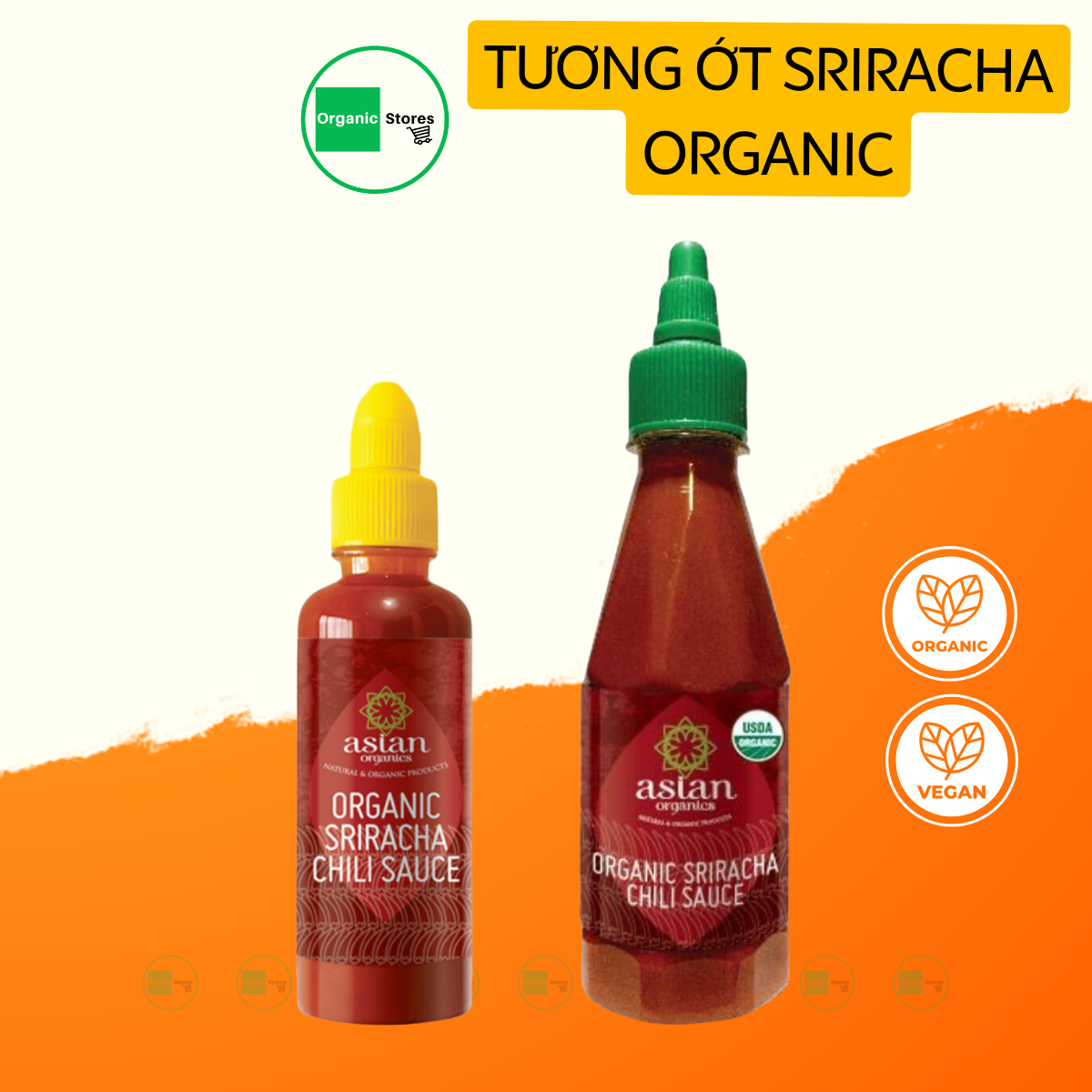 Tương ớt cay Sriracha hữu cơ - Asian Organics