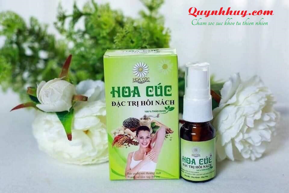 Xịt triệt hôi nách hoa cúc - ngăn tiết mồ hôi - giảm thâm