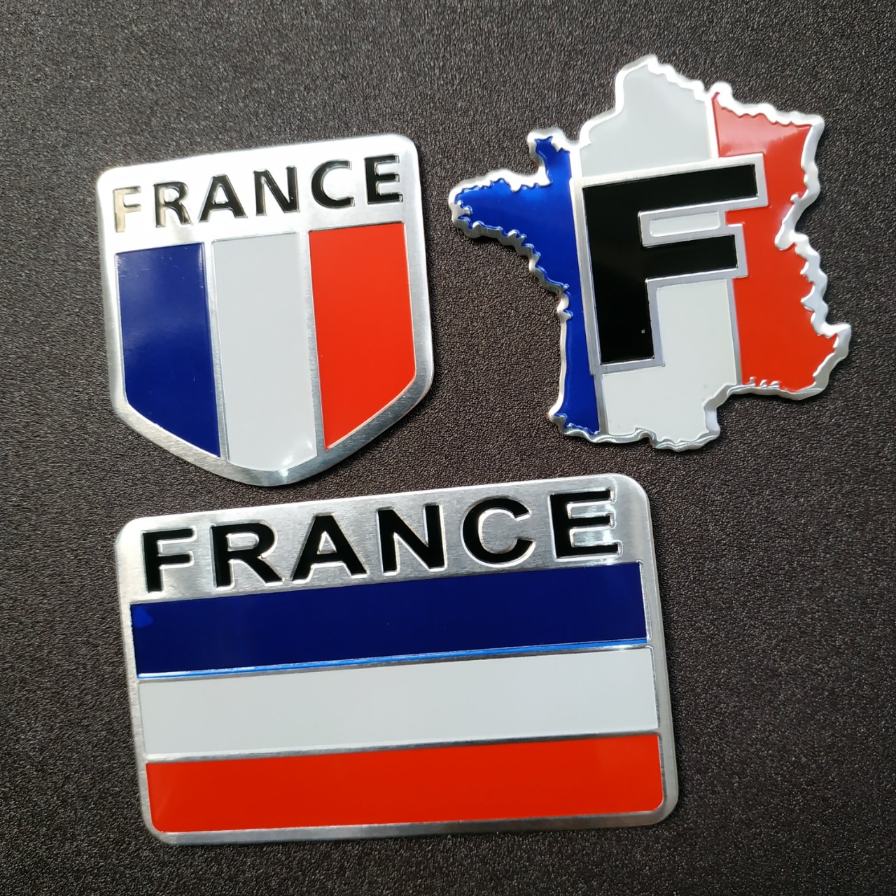 Tem nhôm dán xe France cờ Pháp