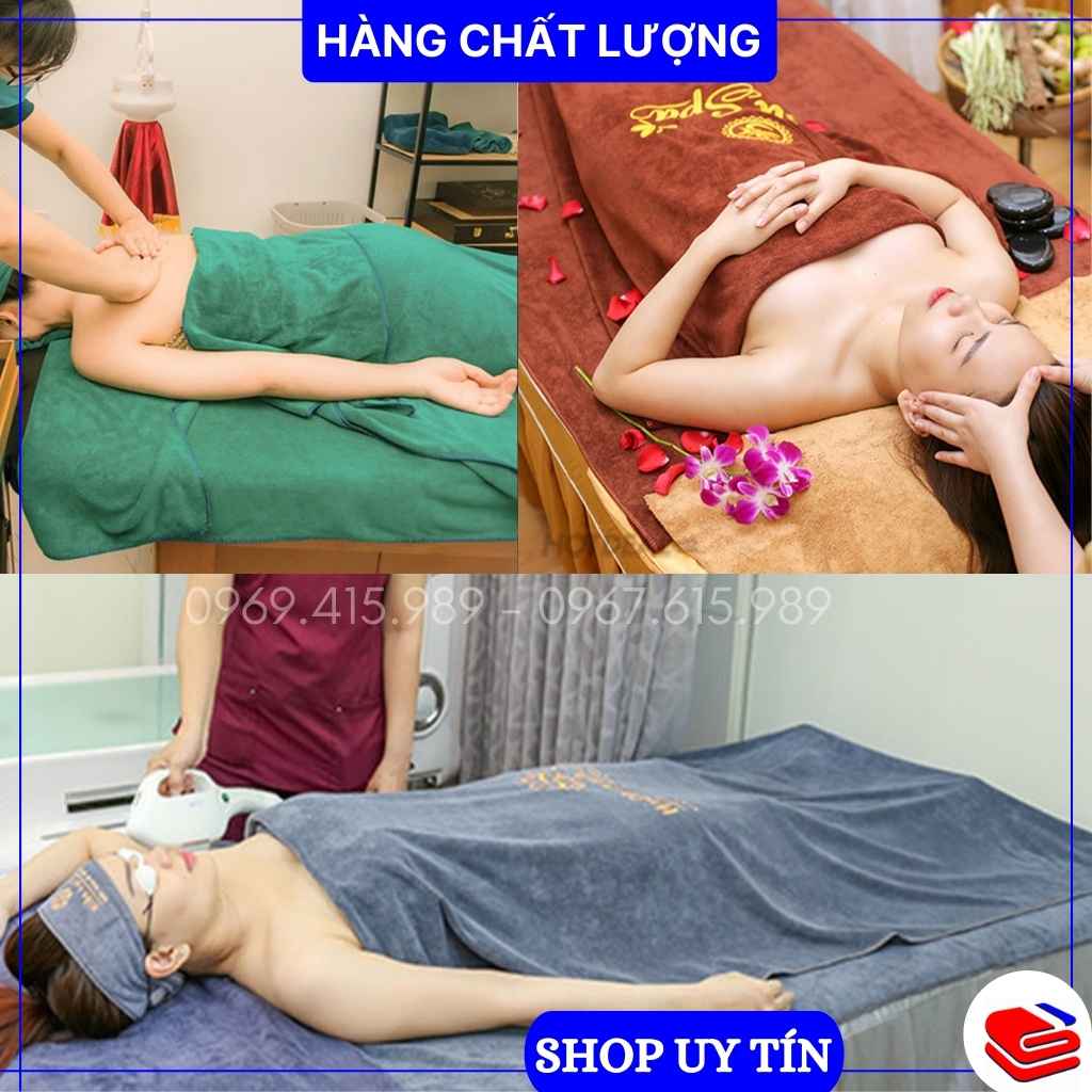 Khăn đắp người spa mềm mại, dày dặn kích thước 90x190cm