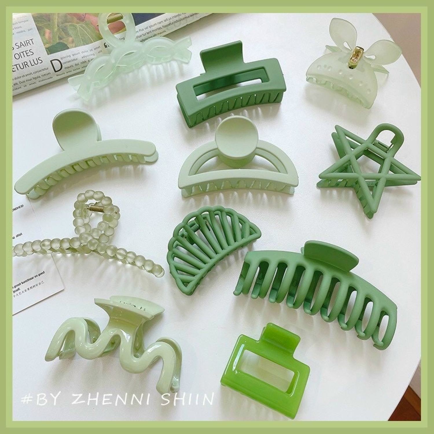 Set 8 cái kẹp ngoạm tóc mix mẫu xinh màu hottrend