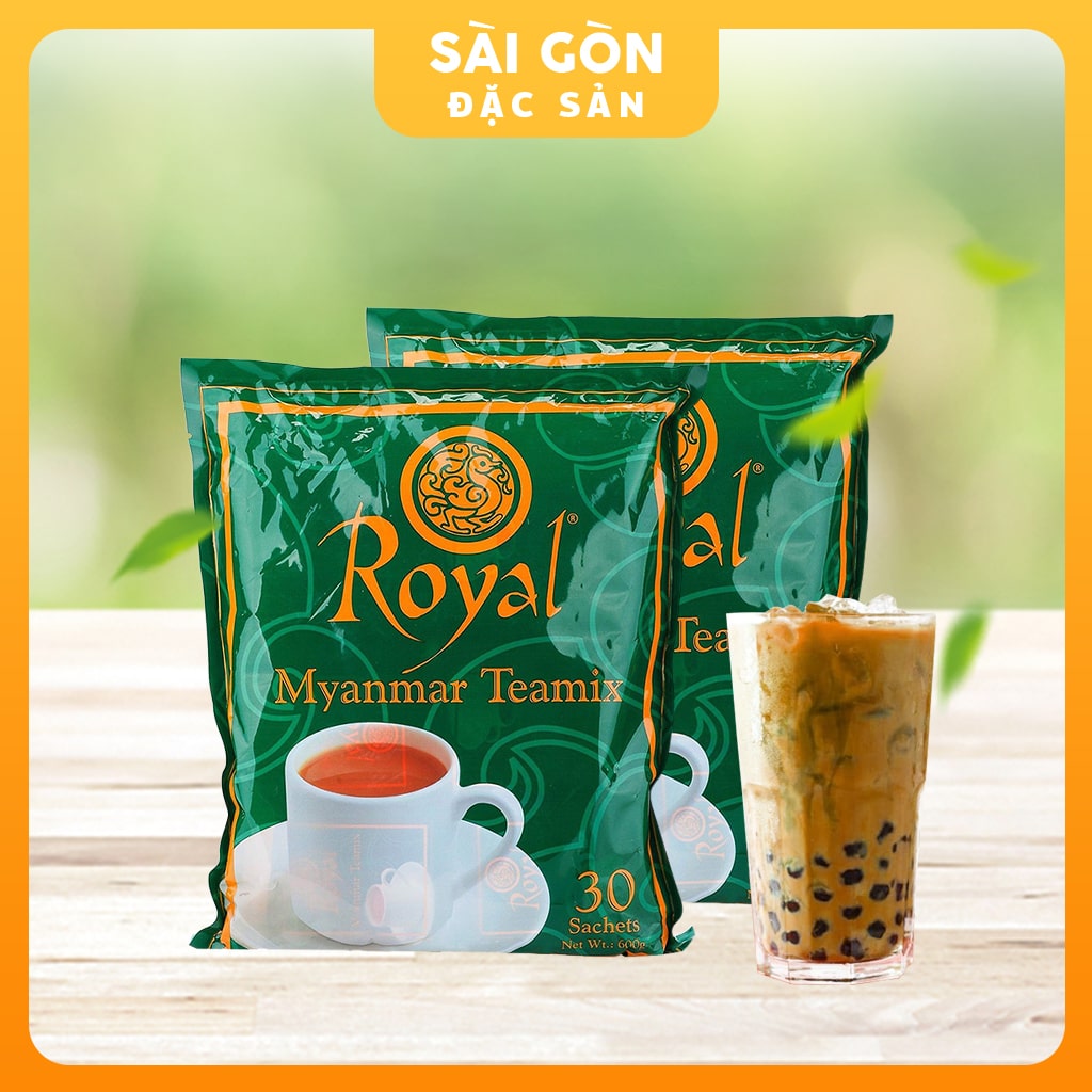 Trà Sữa Tự Pha Gói Royal Myanmar Teamix Combo 2 Gói (30 Gói x 20 Gam) SÀI GÒN ĐẶC SẢN