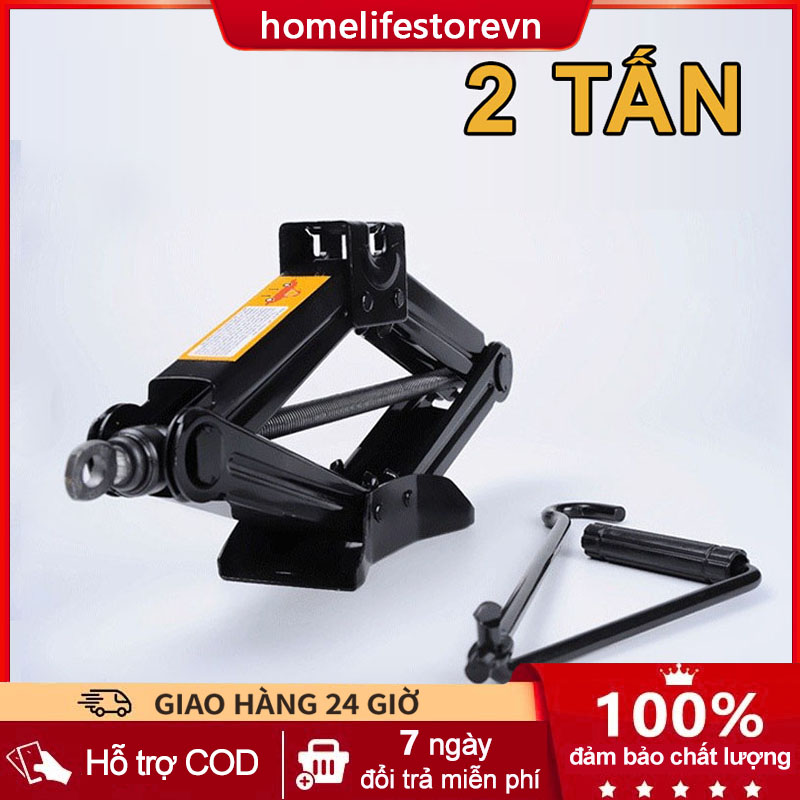 Kích ô tô kích gầm ô tô Bộ Kích Gầm Ô Tô, Kích Thay Lốp Cho Xe Hơi Có Đòn Bẩy Nâng Gầm Dễ Dàng Trọng Tải 0.8 Tấn/1.5 Tấn/2 Tấn Kích Gầm Ô Tô Loại 1,5 Tấn Tiện Dụng
